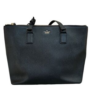 Kate Spade New York Cameron Street Lucie Tote. Black 14”x11”x6”